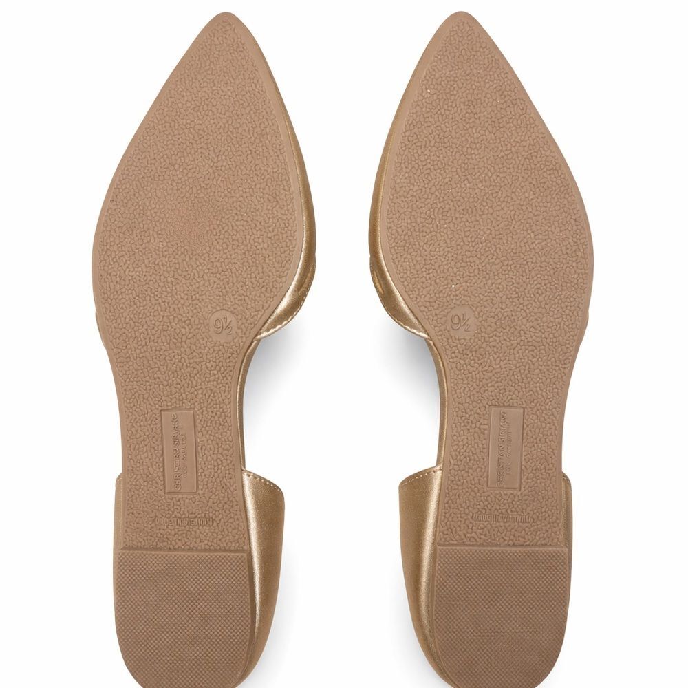 Christian Siriano Gold Tassel D’Orsay Flats – Size 9.5 – NWT - Picture 2 of 4